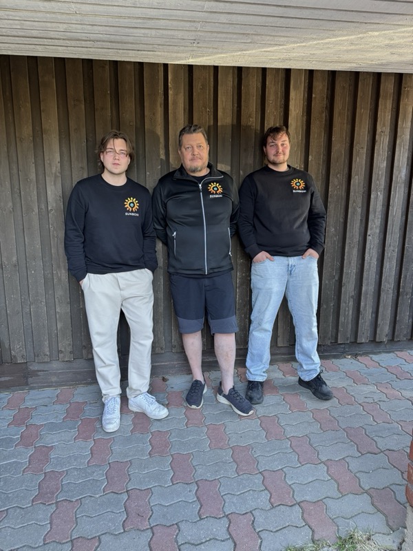 Sunboxin perustajat Samuel, Marko ja Emil Hämäläinen